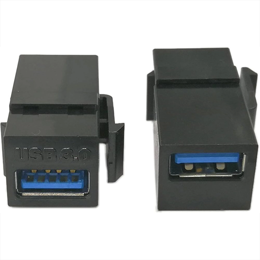 Coupler connettori 180° Femmina - Femmina USB tipo A