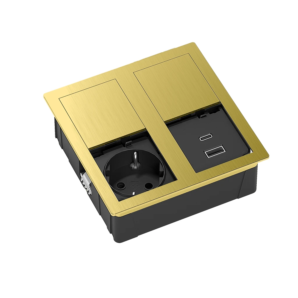 versahit-dual-1-presa-schuko-usb-tipo-a-usb-tipo-c-oro-aperto.webp