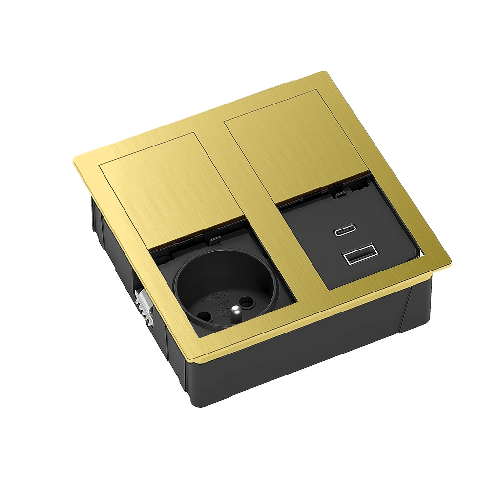 versahit-dual-1-presa-francia-usb-tipo-a-usb-tipo-c-oro-aperto.webp