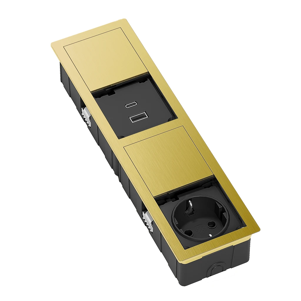 versahit-mono-combi-1-presa-schuko-usb-tipo-a-usb-tipo-c-oro-aperto.webp