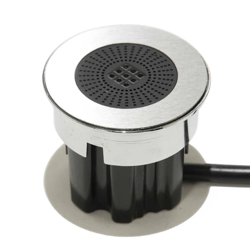 VersaDot | Bluetooth Speaker da incasso | Anello superiore in 3 finiture (vetro bianco, vetro nero e inox)