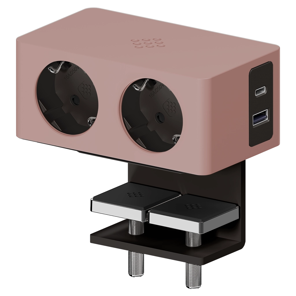 versaq-2-prese-schuko-rosa-staffa-nera-usb-tipo-a-usb-tipo-c.webp