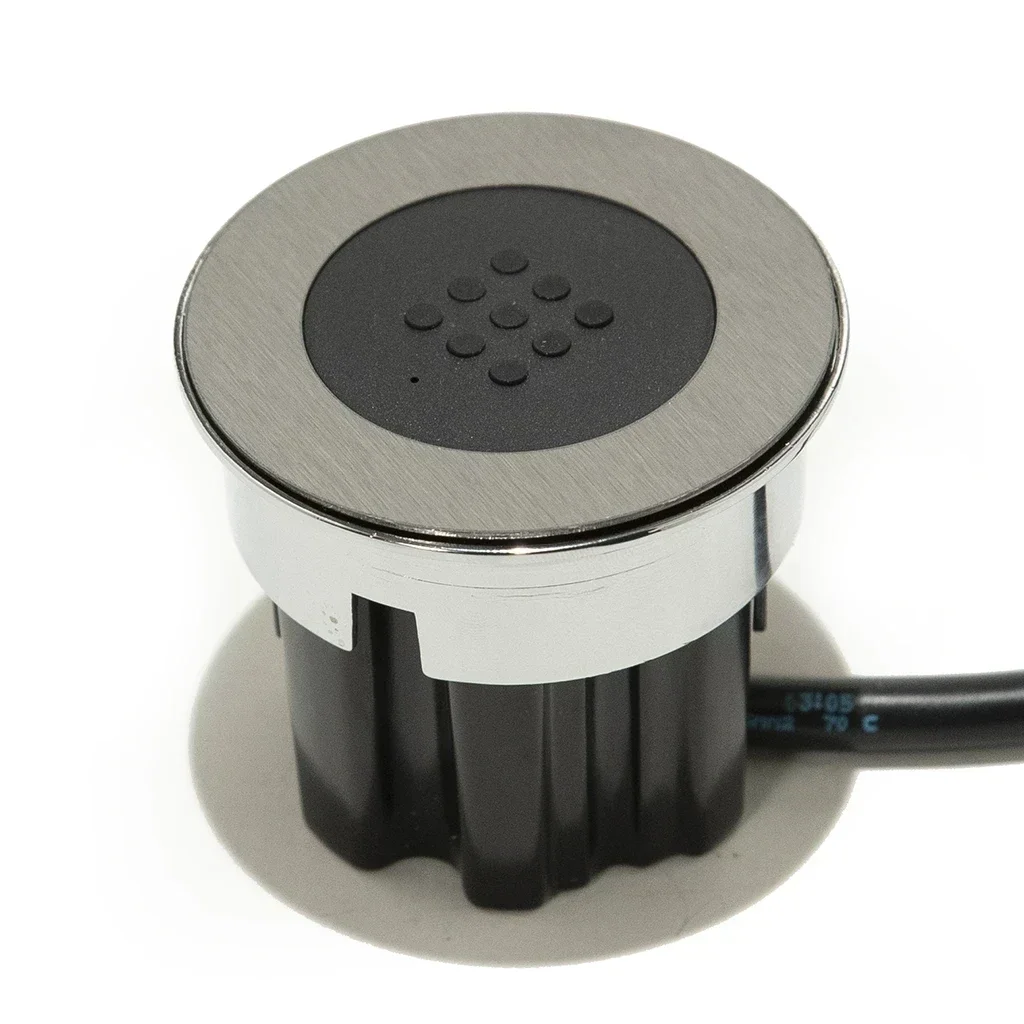 VersaDot | Caricatore Wireless da incasso | Anello superiore in 3 finiture (vetro bianco, vetro nero e inox)