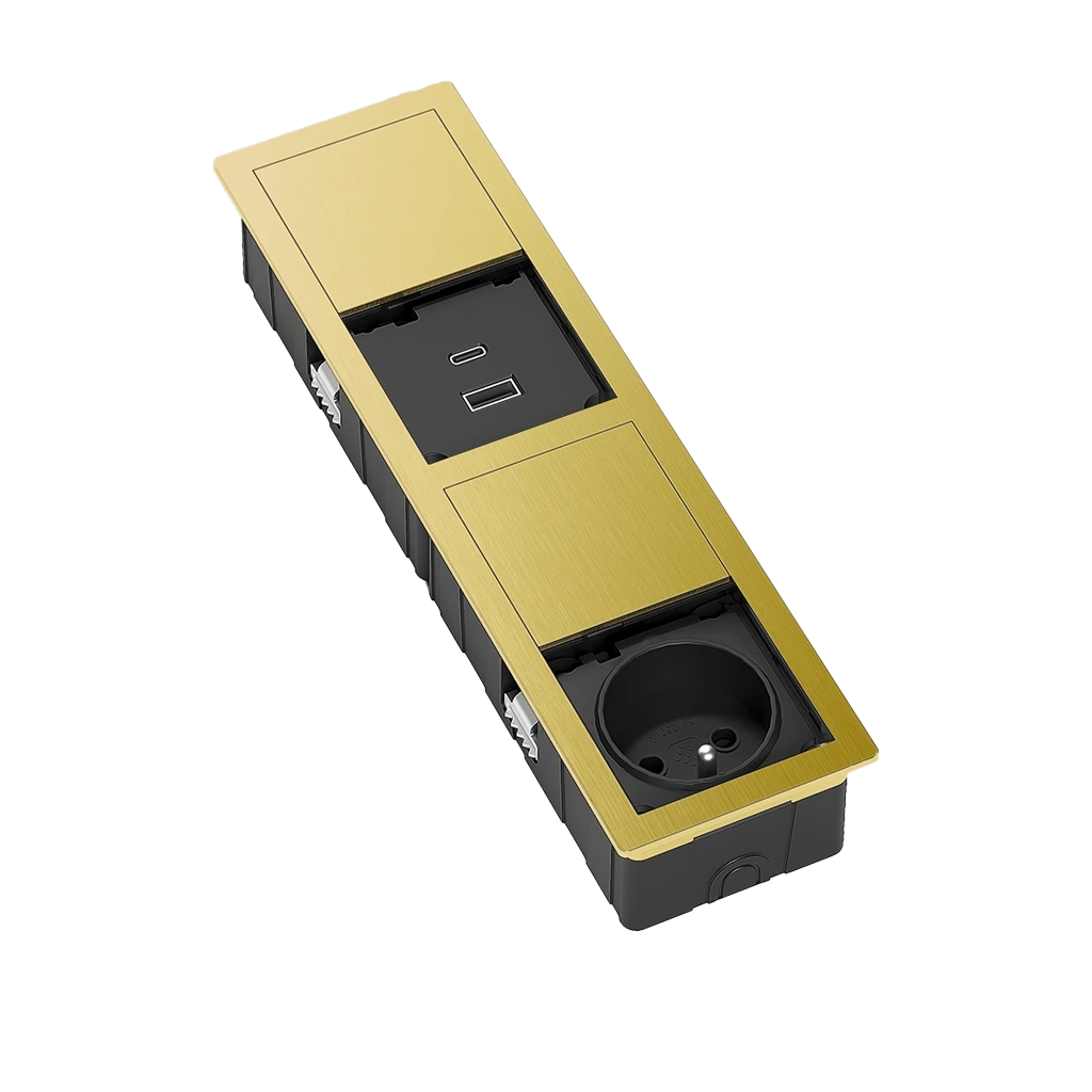 versahit-mono-combi-1-presa-francia-usb-tipo-a-usb-tipo-c-oro-aperto.webp