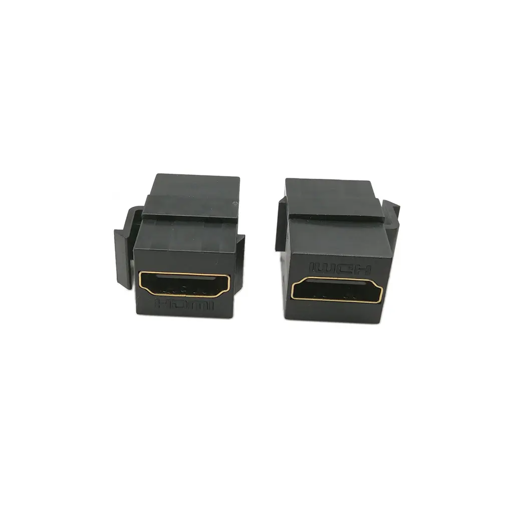 Acoplador 180° HDMI hembra - hembra