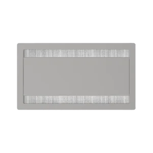 Rechteckiger Schreibtsch:Kabelmanagementsystem mit Kippöffnung - H 20 mm, L 316 mm, B 148 mm