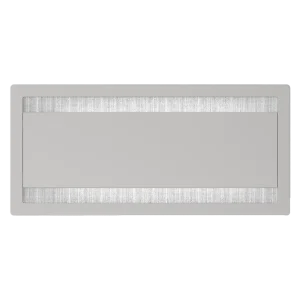Rechteckiger Schreibtsch:Kabelmanagementsystem mit Kippöffnung - H 20 mm, L 316 mm, B 148 mm