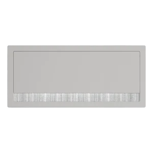 Rechteckiger Schreibtisch:Kabelmanagementsystem mit Kippöffnung - H 20 mm, L 316 mm, B 148 mm