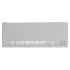Rechteckiger Schreibtisch:Kabelmanagementsystem mit Kippöffnung - H 20 mm, L 316 mm, B 148 mm