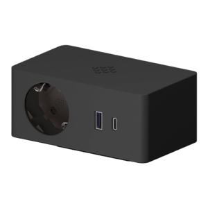 Multiprise avec 1 prise Schuko, 1 port USB-A, 1 port USB-C